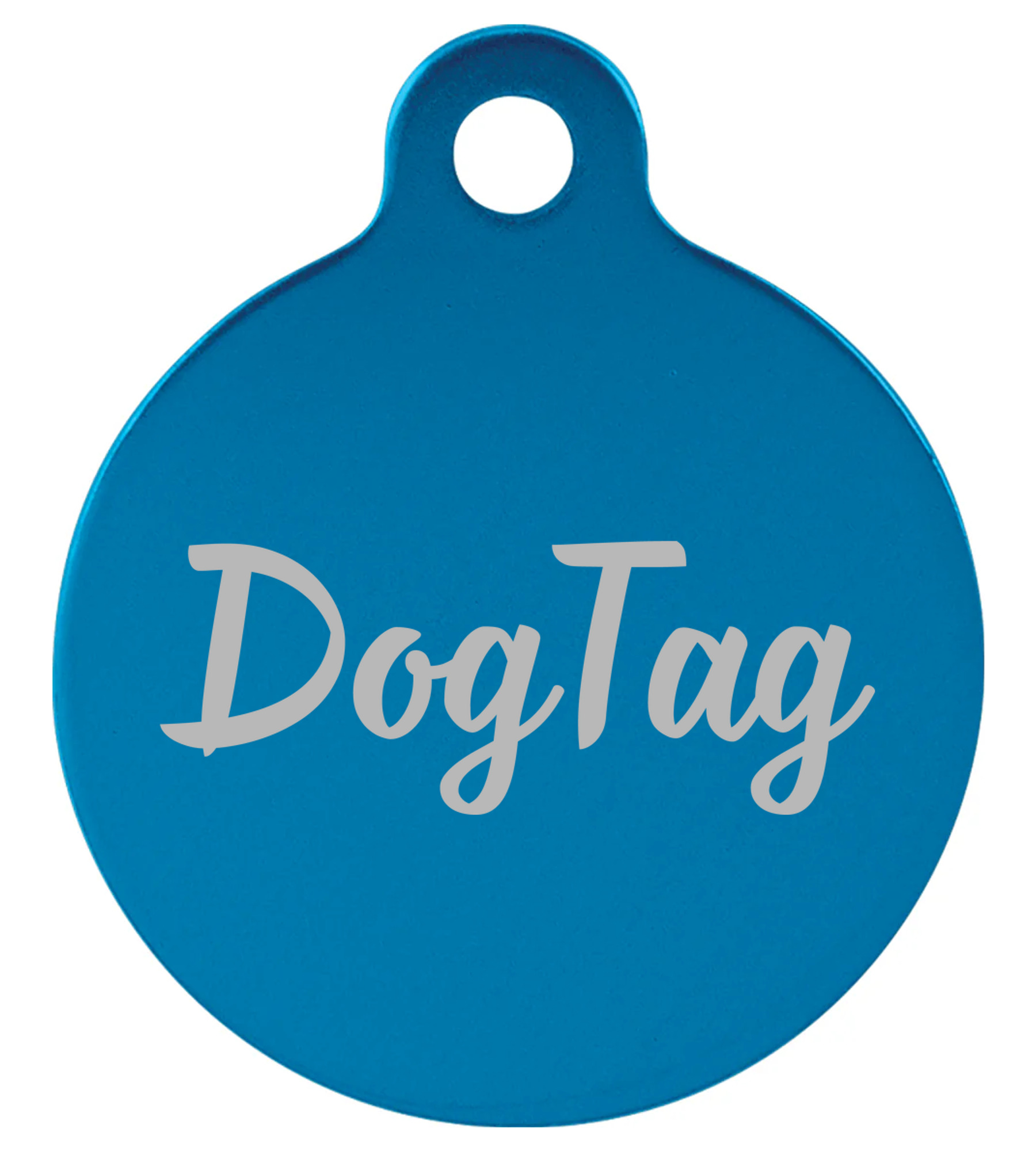 Anodized Aluminum Round Pet Tag